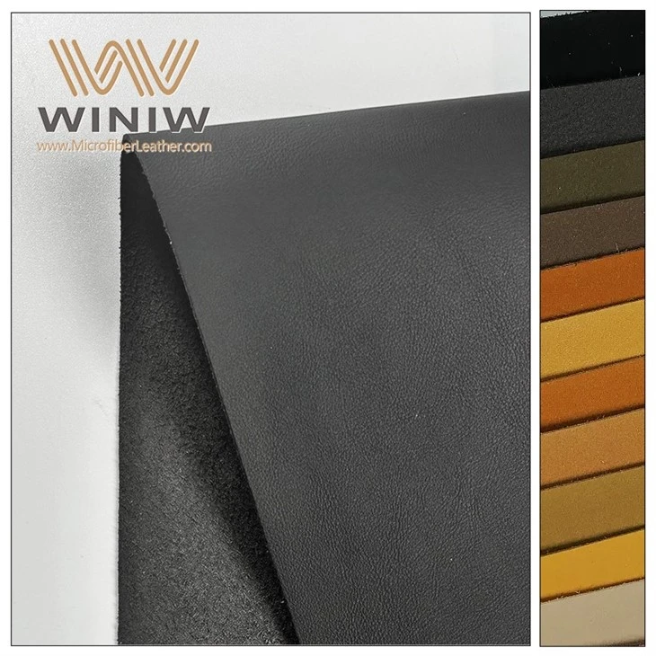 0.6mm Scratch Resistance Making Cosmetic Gift Box Pu Microfiber Fabric Material